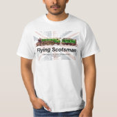 Flying Scotsman Steam Train English Locomotive T-Shirt (Vorderseite)