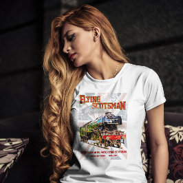Flying Scotsman Steam Train English Locomotive T-Shirt