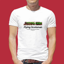 Flying Scotsman Steam Train English Locomotive T-Shirt