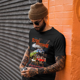 Flying Scotsman Steam Train English Locomotive T-Shirt