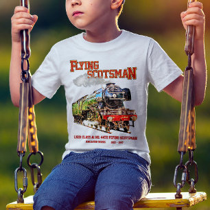 Flying Scotsman Steam Train English Locomotive T-Shirt
