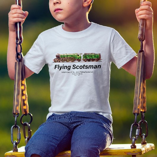 Flying Scotsman Steam Train English Locomotive T-Shirt