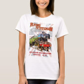 Flying Scotsman Steam Train English Locomotive T-Shirt (Vorderseite)