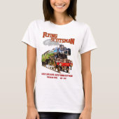 Flying Scotsman Steam Train English Locomotive T-Shirt (Vorderseite)
