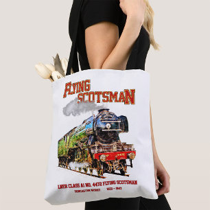 Flying Scotsman Steam Train English Locomotive Tasche