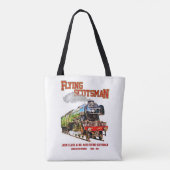 Flying Scotsman Steam Train English Locomotive Tasche (Rückseite)