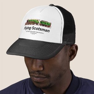 Flying Scotsman Steam Train English Locomotive Truckerkappe