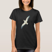 Flying Seagull Seabird Bird Wings Wide Open Cool W T-Shirt (Vorderseite)