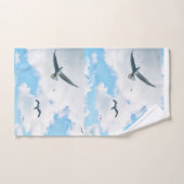 Flying Seagulls Badetuch Set (Handtuch)