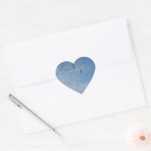 Flying Seagulls Heart Sticker (Umschlag)