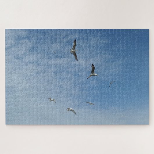 Flying Seagulls Jigsaw Puzzle (Horizontal)