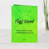 FLYING SHOES CARD KARTE (Rückseite)