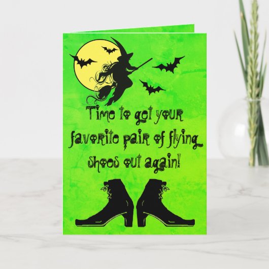 FLYING SHOES CARD KARTE (Vorderseite)
