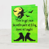 FLYING SHOES CARD KARTE (Vorderseite)