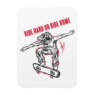 Flying Skater machen Halbair-Skateboarding Magnet