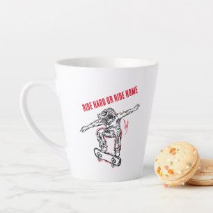 Flying Skater machen Halbair-Skateboarding Milchtasse