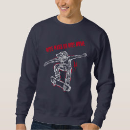 Flying Skater machen Halbair-Skateboarding Sweatshirt