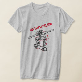 Flying Skater machen Halbair-Skateboarding T-Shirt