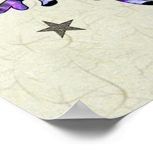 Flying Skull-Affe Poster (Ecke)