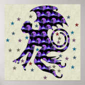 Flying Skull-Affe Poster (Vorne)