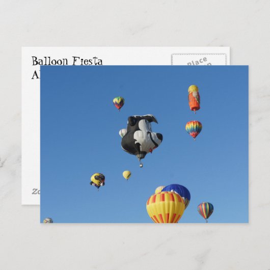 Flying Skunk Postkarte (Vorne/Hinten)