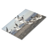 Flying Snow Gese Notizblock (angewinkelt)
