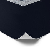 FLYING SNOWBOARDER Motivierend Foto drucken Poster (Ecke)