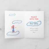 Flying snowman karte (Innenseite)