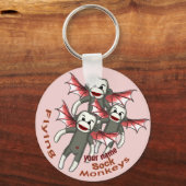 Flying Sock-Affen Schlüsselanhänger (Vorderseite)