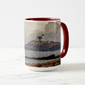 Flying Solo in Nubble Lighthouse Tasse (VorderseiteRechts)