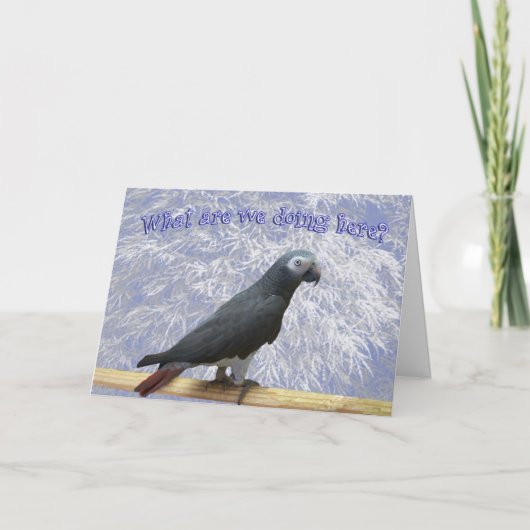 Flying South Feiertagskarte (Vorderseite)