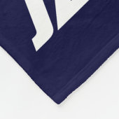 Flying Space Rakete blaue Planeten und Sterne Fleecedecke (Ecke)