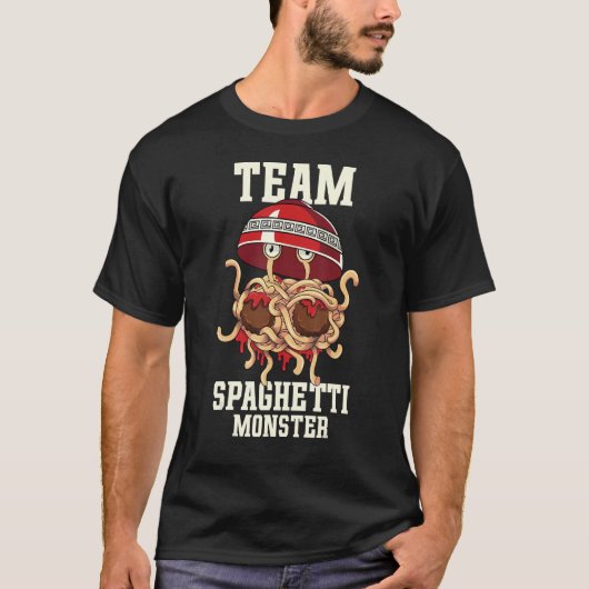 Flying Spaghetti Monster FSM Team Spaghetti Monste T-Shirt (Vorderseite)