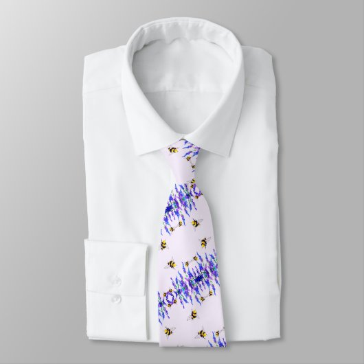 Flying Spring Bee Neck Tie Krawatte (Gebunden)