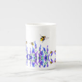 Flying Spring Bees Bone China Tasse (Vorderseite)