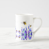 Flying Spring Bees Bone China Tasse (Rechts)