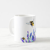 Flying Spring Bees Flying Coffee Tasse (Vorderseite Links)