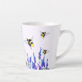 Flying Spring Bees Latte Tasse (Rechts)