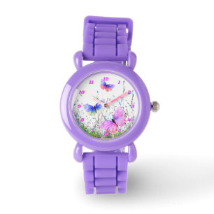 Flying Spring Butterflies Watch Armbanduhr
