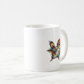 Flying Squirrel Christmas Lights Tee Merry Squirre Kaffeetasse (VorderseiteRechts)