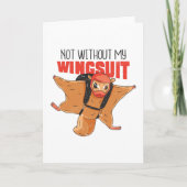 FLYING SQUIRREL FUNNY KARTE (Vorderseite)