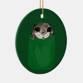 Flying Squirrel Pocket Keramik Ornament (Rechts)