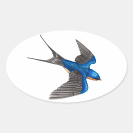 Flying Stall Swallow Sticker