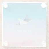 Flying Stingray Glasuntersetzer (Rückseite)