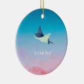 Flying Stingray Keramik Ornament (Rechts)