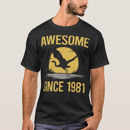 FLying Stork - Phantastisch seit 1981 T-Shirt (Vorderseite)