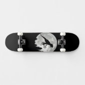 Flying T-Rex im Night Sky Pop Culture Skateboard (Horizontal)