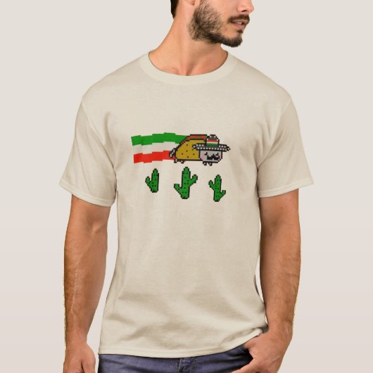 Flying Taco Cat T-Shirt (Vorderseite)