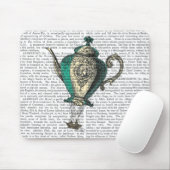 Flying Teapot 1 Grün und Gelb Mousepad (Mit Mouse)
