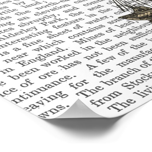 Flying Teapot 1 Grün und Gelb Poster (Ecke)